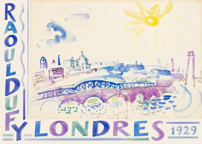 Raoul Dufy Londres - 1929 No5 - Plakát