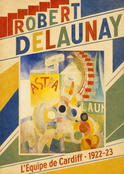 Robert Delaunay L'équipe De Cardiff No4 - Plakát