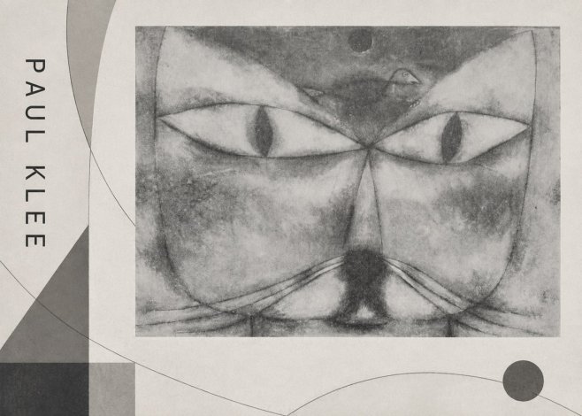 Paul Klee Cat and Bird No2 - Plakát