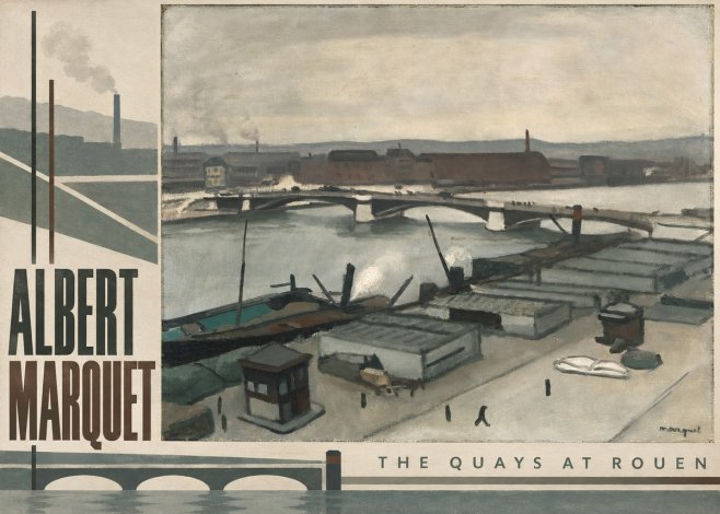 Albert Marquet The Quays at Rouen No5 - Plakát