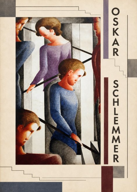 Oskar Schlemmer Staircase Figures I No5 - Plakát