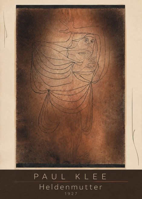 Paul Klee Heldenmutter No3 - Plakát