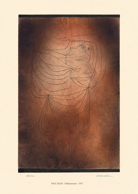 Paul Klee Heldenmutter No6 - Plakát