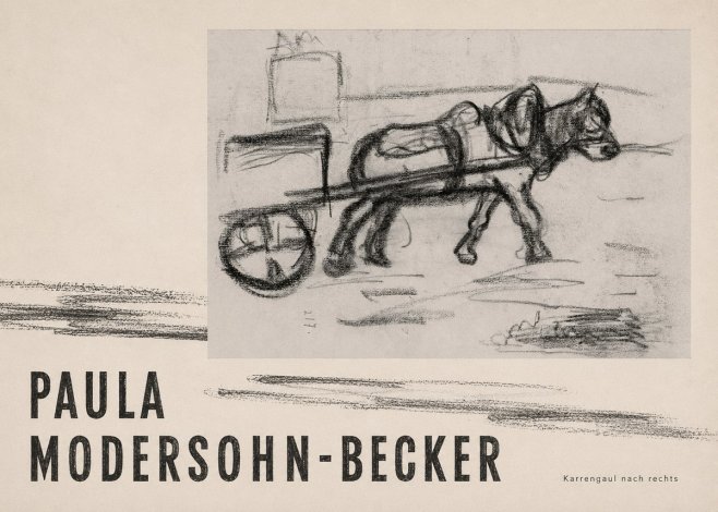 Paula Modersohn-Becker Karrengaul Nach Rechts No4 - Plakát