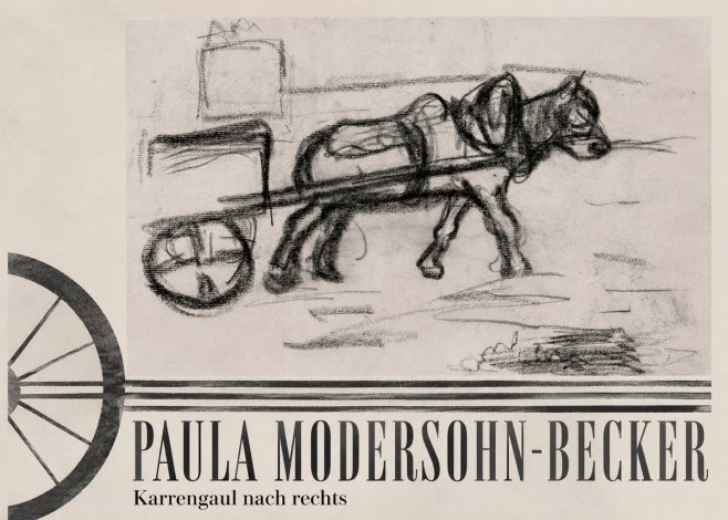 Paula Modersohn-Becker Karrengaul Nach Rechts No6 - Plakát