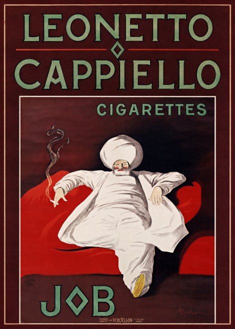 Leonetto Cappiello Job Cigarettes No5 - Plakát