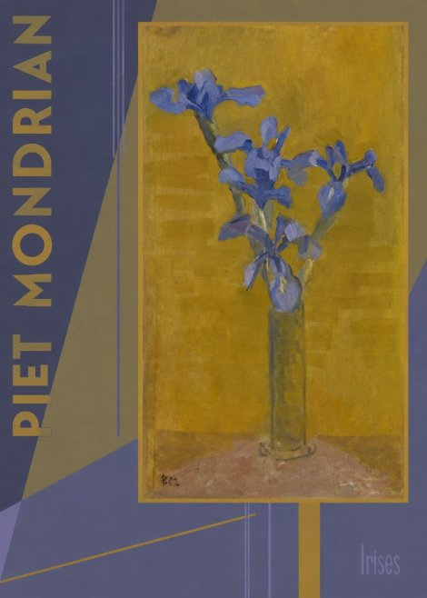 Piet Mondrian Irises No4 - Plakát
