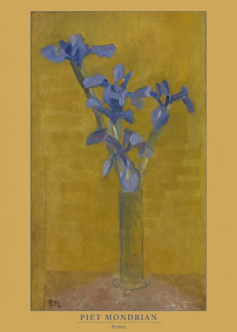 Piet Mondrian Irises No6 - Plakát