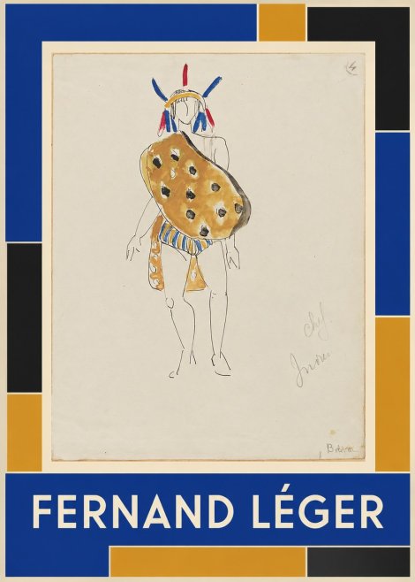 Fernand Léger Chef Indien No1 - Plakát