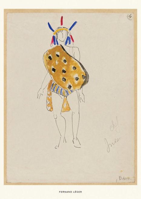 Fernand Léger Chef Indien No5 - Plakát
