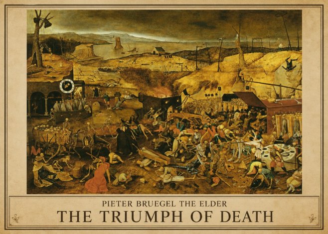 Pieter Bruegel The Triumph of Death I No1 - Plakát
