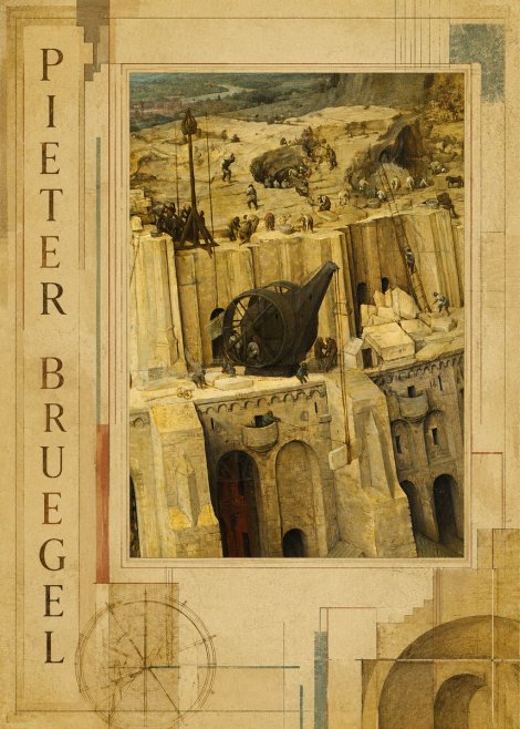 Pieter Bruegel The Tower of Babel VII No2 - Plakát