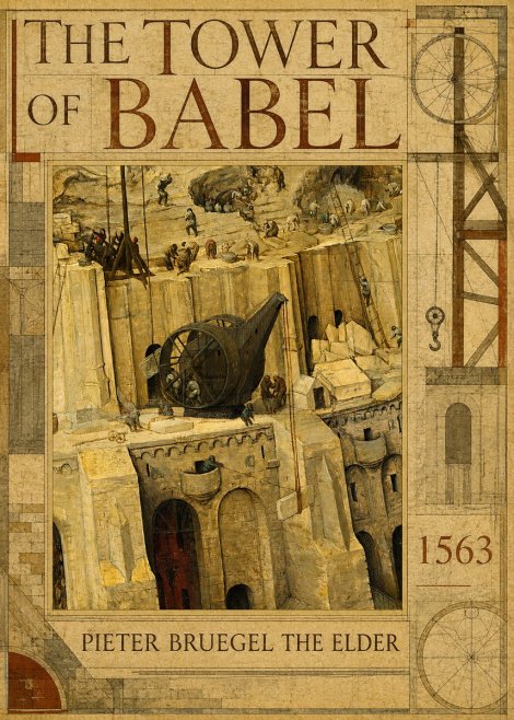 Pieter Bruegel The Tower of Babel VII No6 - Plakát