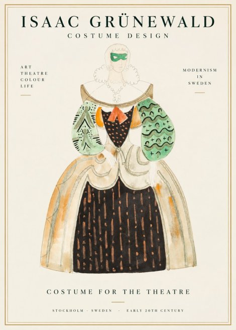 Isaac Grünewald Costume for the Theatre No1 - Plakát