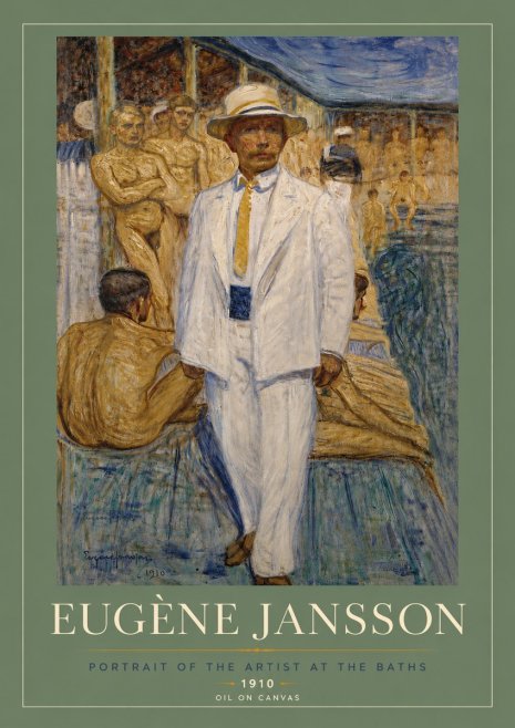 Eugène Jansson Portrait of the Artist at the Baths No3 - Plakát