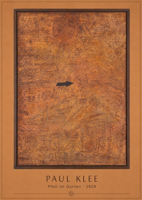 Paul Klee Pfeil Im Garten No3 - Plakát