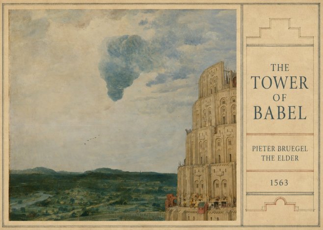 Pieter Bruegel The Tower of Babel VIII No3 - Plakát