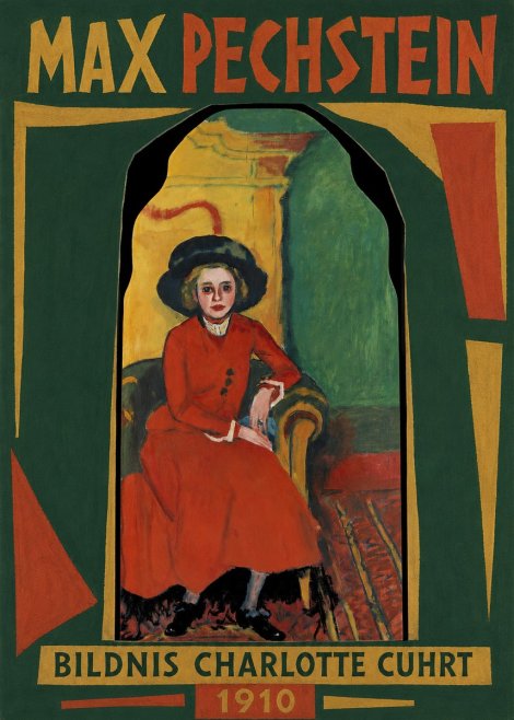 Max Pechstein Bildnis Charlotte Cuhrt No1 - Plakát