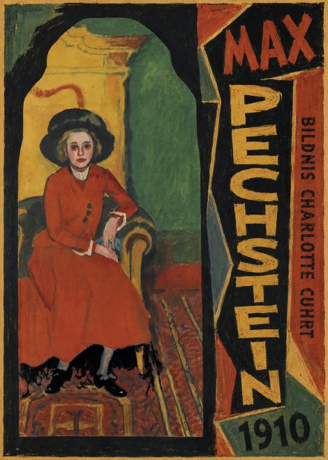 Max Pechstein Bildnis Charlotte Cuhrt No2 - Plakát