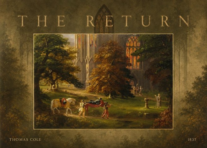 Thomas Cole The Return II No3 - Plakát