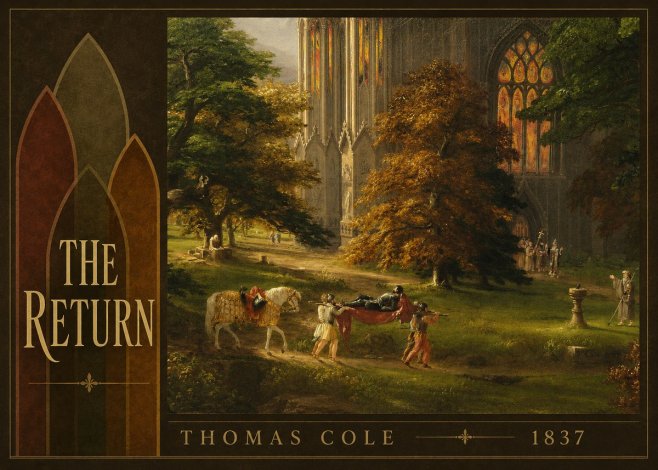 Thomas Cole The Return II No4 - Plakát