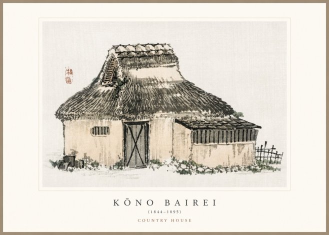 Kōno Bairei Country House No1 - Plakát