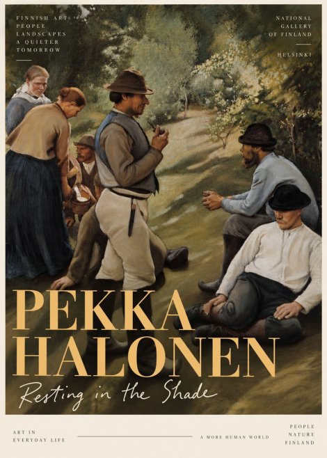 Pekka Halonen Resting in the Shade No5 - Plakát