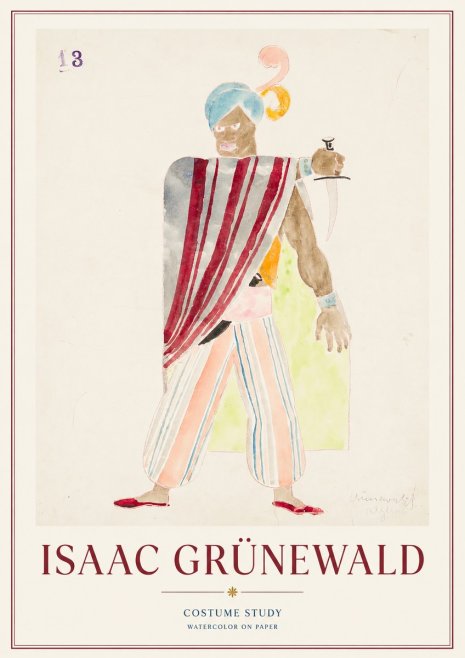 Isaac Grünewald Costume Study III No1 - Plakát