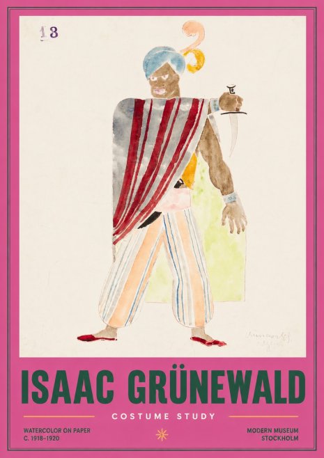 Isaac Grünewald Costume Study III No3 - Plakát