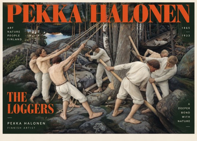 Pekka Halonen The Loggers No2 - Plakát