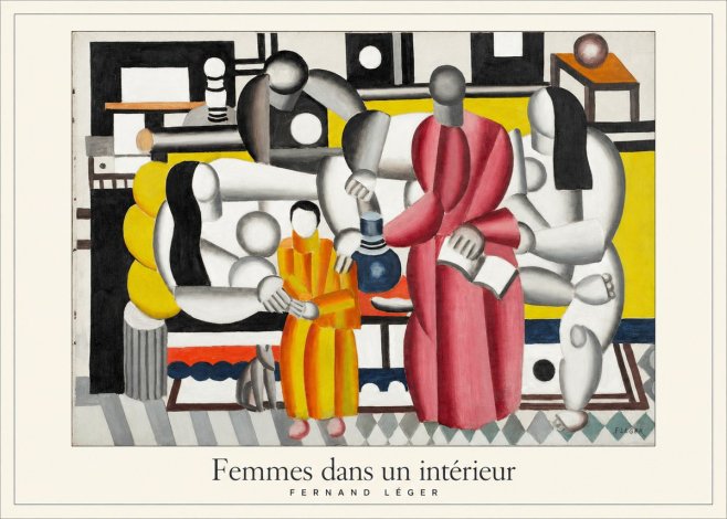 Fernand Léger Composition with Figures No2 - Plakát