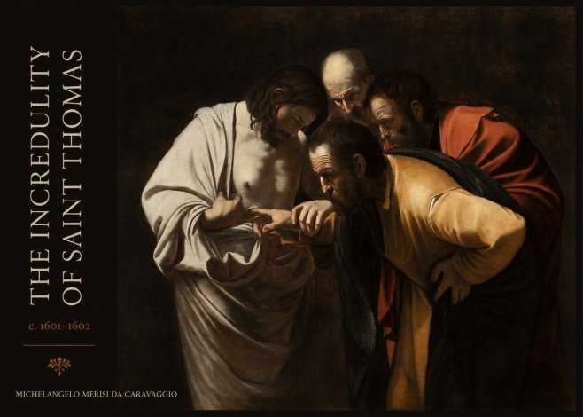 Michelangelo Merisi da Caravaggio The Incredulity of Saint Thomas III No4 - Plakát
