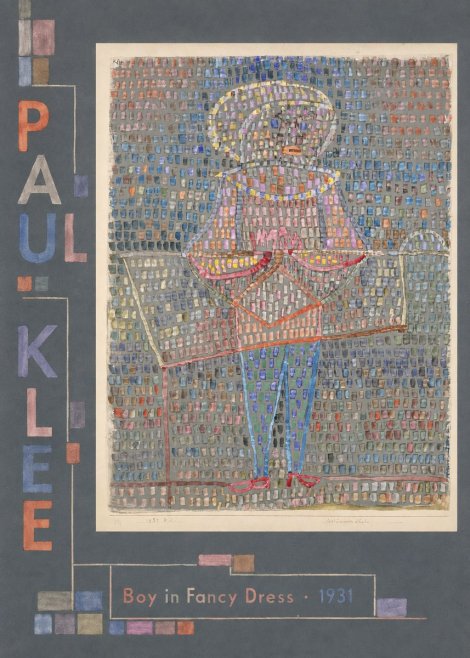 Paul Klee Boy in Fancy Dress No2 - Plakát