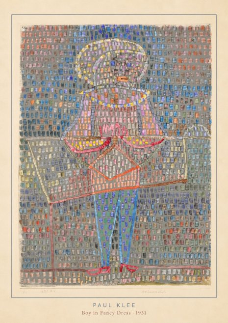 Paul Klee Boy in Fancy Dress No4 - Plakát