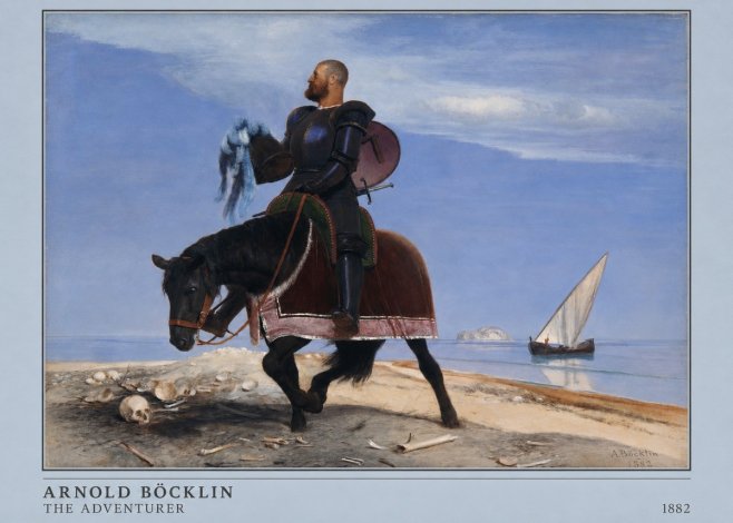 Arnold Böcklin The Adventurer No4 - Plakát