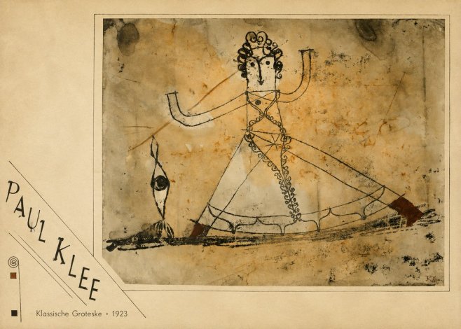 Paul Klee Klassische Groteske No3 - Plakát