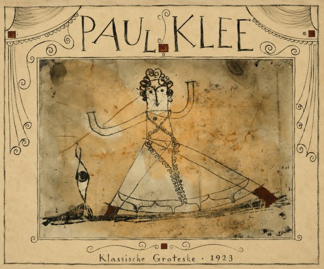 Paul Klee Klassische Groteske No6 - Plakát