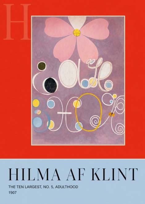 Hilma af Klint The Ten Largest, No. 5, Adulthood No6 - Plakát