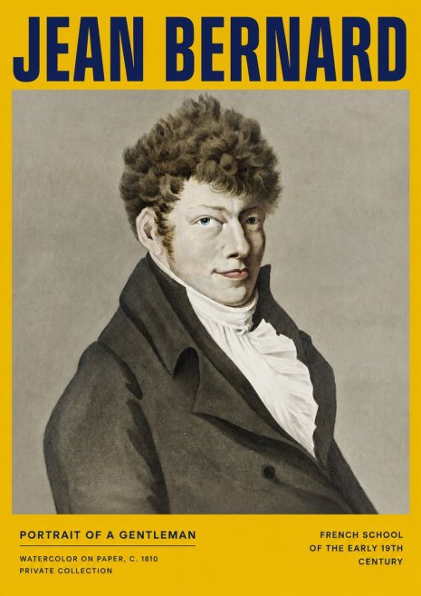 Jean Bernard Portrait of a Young Man No4 - Plakát