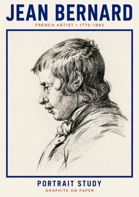 Jean Bernard Portrait Study III No2 - Plakát