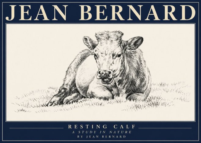 Jean Bernard Resting Calf I No4 - Plakát