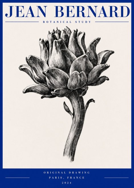 Jean Bernard Botanical Study No2 - Plakát