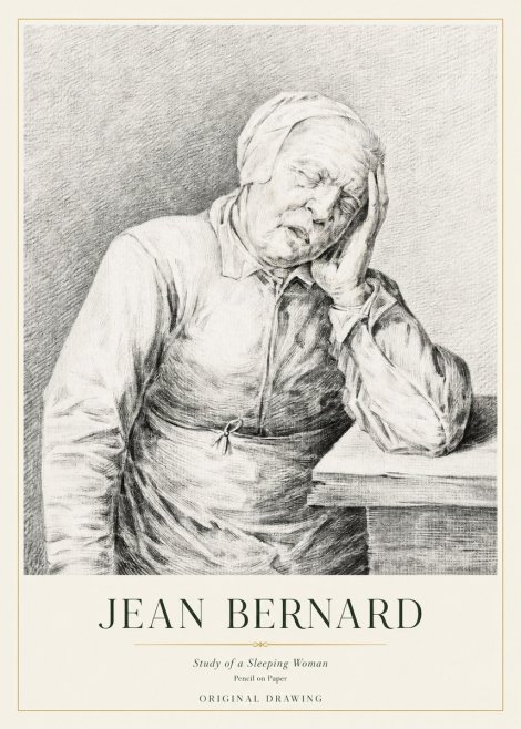 Jean Bernard Resting No4 - Plakát