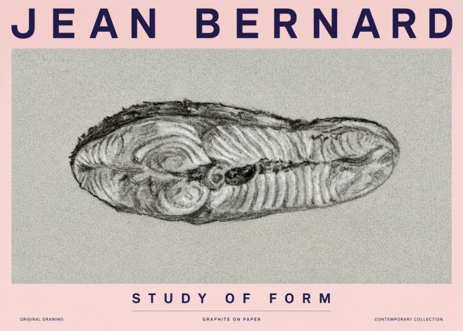 Jean Bernard Study of Form I No3 - Plakát