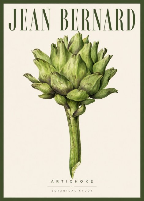 Jean Bernard Green Artichoke No5 - Plakát