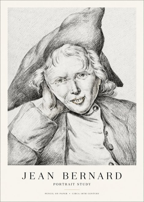 Jean Bernard Portrait Study VII No1 - Plakát