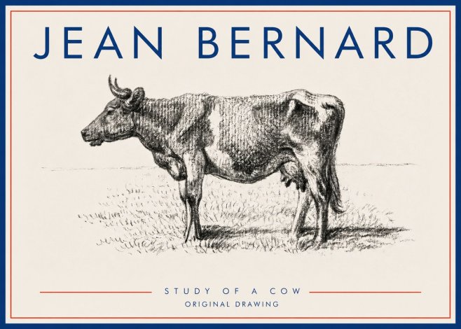 Jean Bernard Cow I No5 - Plakát