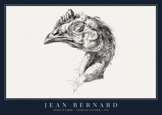 Jean Bernard Study of Form II No3 - Plakát