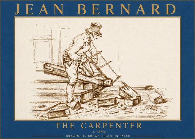 Jean Bernard The Carpenter No5 - Plakát