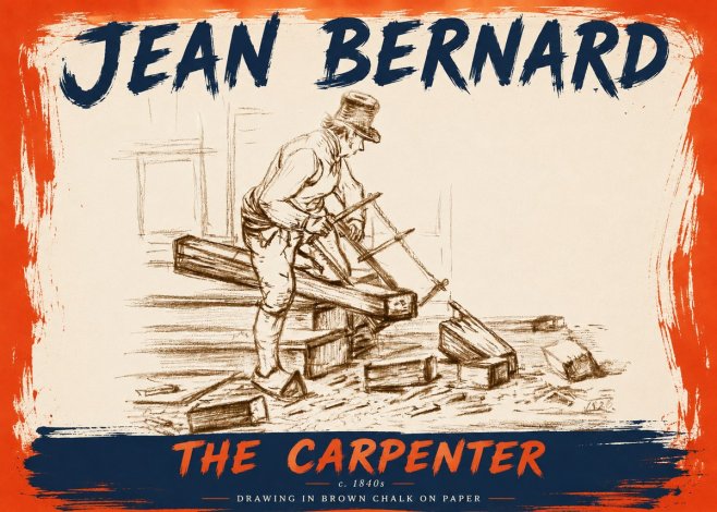 Jean Bernard The Carpenter No6 - Plakát
